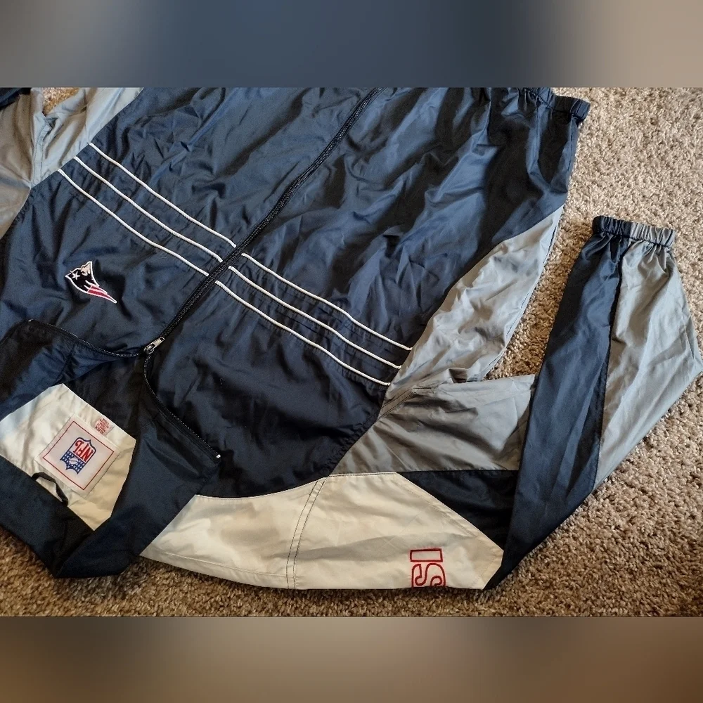 NFL New England Patriots Full Zip Team Jacket XL